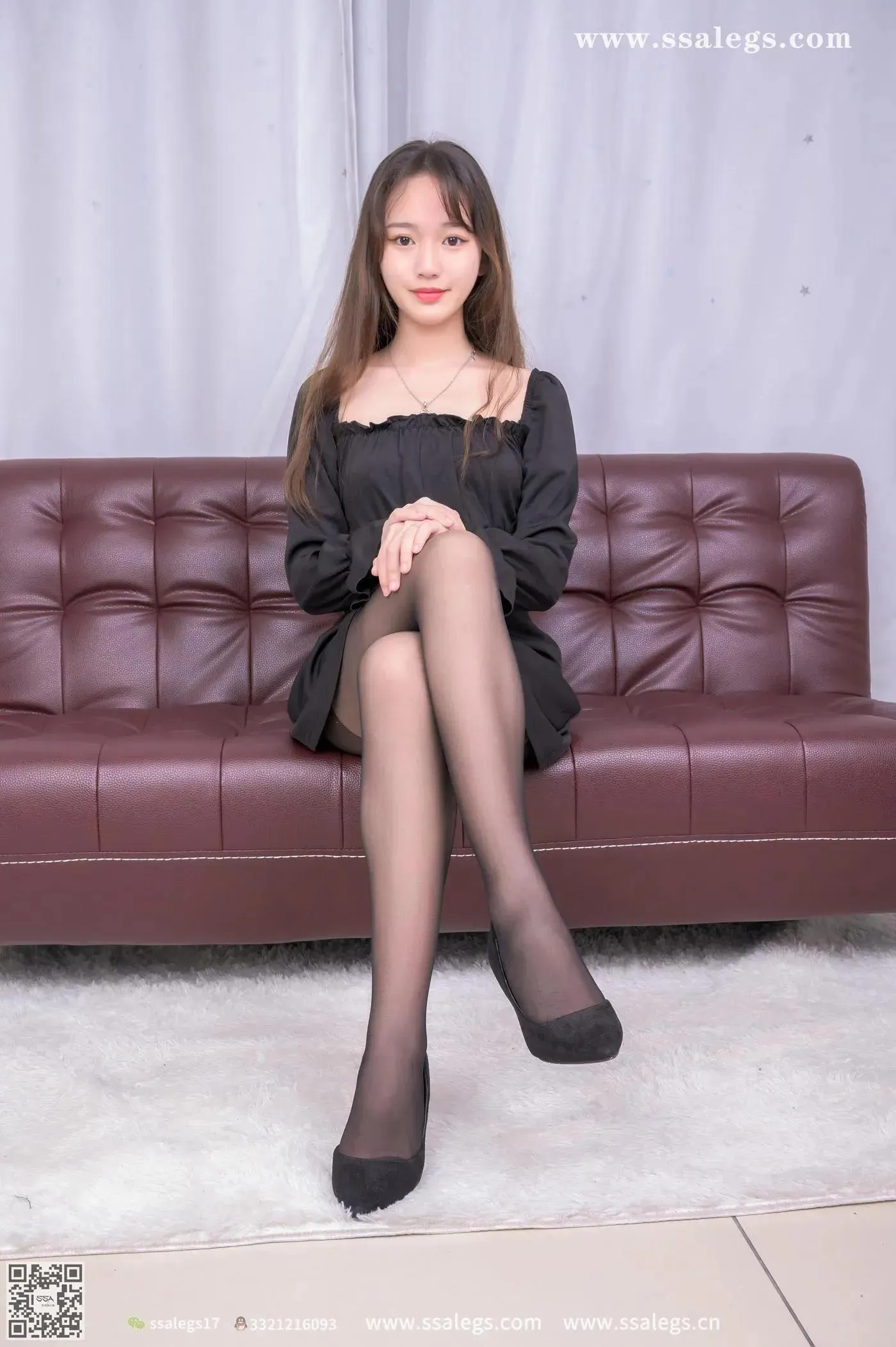 [SSA丝社]超清写真 NO.362 宝宝新买的小裙子配黑丝好看吗？(上) [90P]插图4